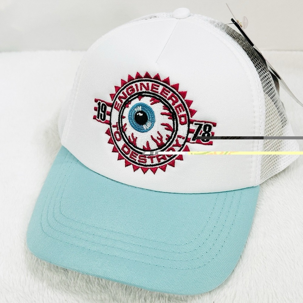 Mishka Eyeball 1978 Trucker 2-Tone Hat Cap Adjustable Snapback White‎ Outdoors